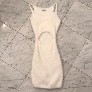 Fashion Nova “cut to the chase fuzzy dress”